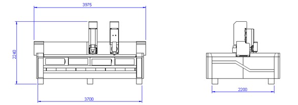 cnc stone cutting machine 