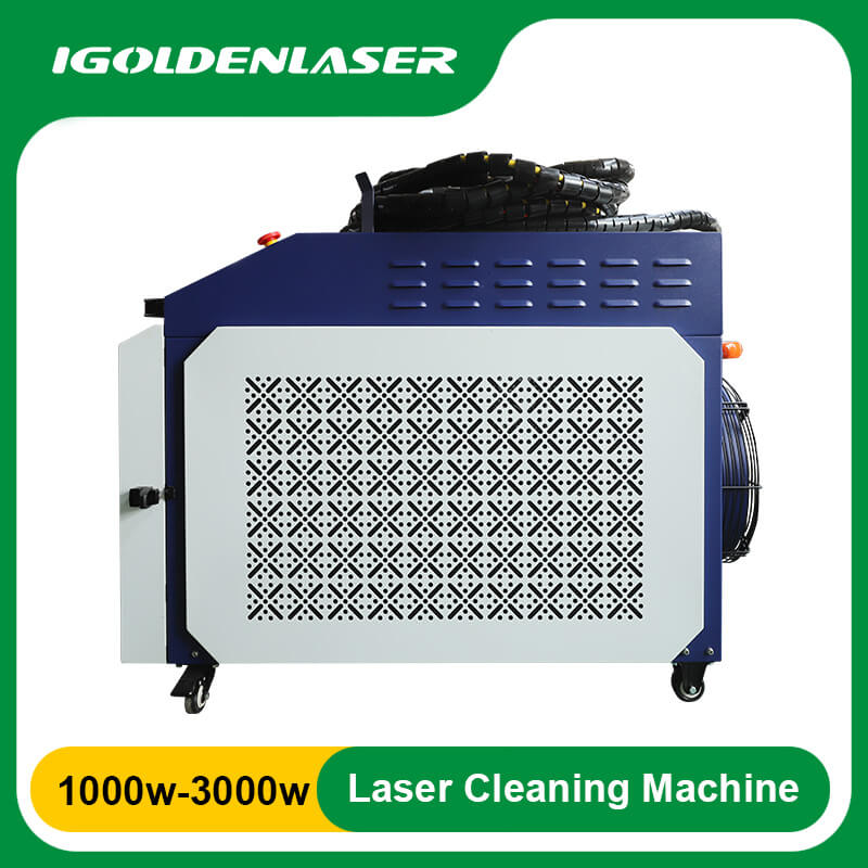 Portable Laser Cleaning Machine for rust removal iGolden CNC