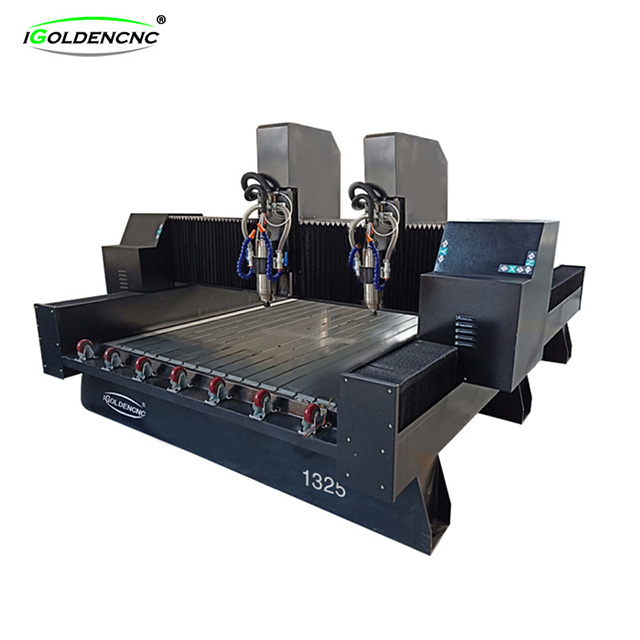 Two head stone engraving machine iGolden CNC