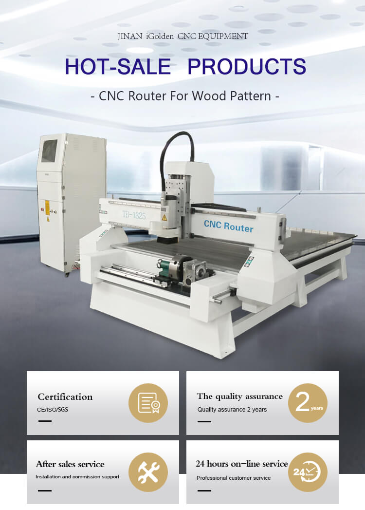 Woodworking engraving machine with rotating shaft