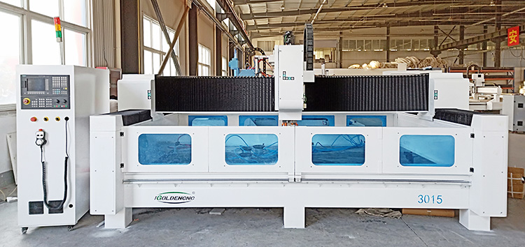  3 axes CNC stone processing center 