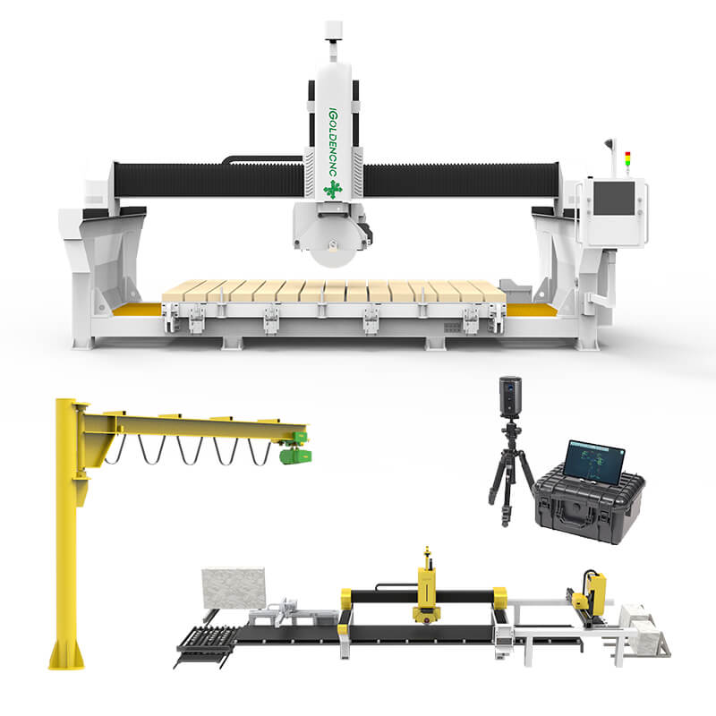 5+1 Axis CNC Bridge Saw iGS-B（Pro）