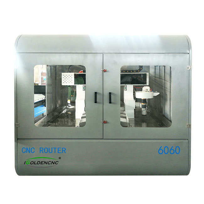 Fully enclosed ATC small CNC engraving machine