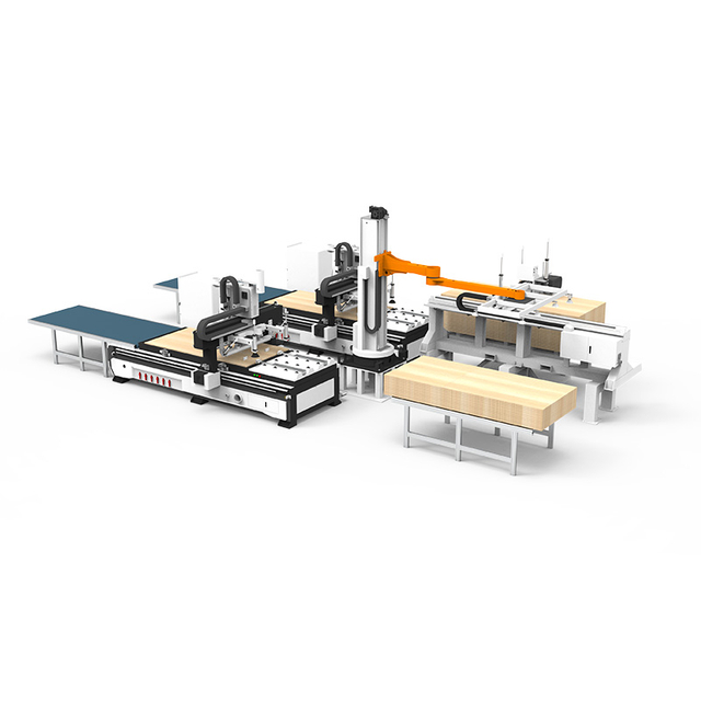 Four-Axis Robot One-to-Two Furniture Production Line